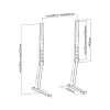 Monitora statīvs PureLink PM-TVS-02 melns 165,1 cm 35 kg