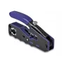 DeLOCK 90577 kabeļu presēšanas knaibles Presēšanas rīks Melns Zils Platums 62 mm Garums 135 mm Augstums 20 mm