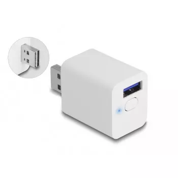 Smart Plug DeLOCK 11828 Indoor Wi-Fi 2A balta