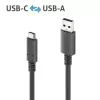 USB kabelis PureLink PI6100-020 2m USB 3.2 Gen 2 USB A USB C Melns