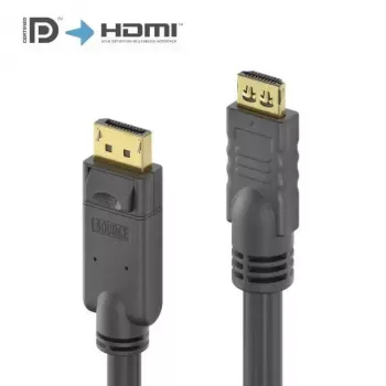 PureLink PI5110-100 video kabeļa adapteris 10 m DisplayPort HDMI Melns