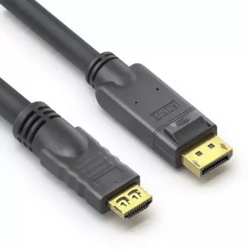 PureLink PI5110-100 video kabeļa adapteris 10 m DisplayPort HDMI Melns