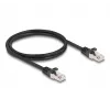 DeLOCK kabelis RJ50 vīr. uz RJ50 vīr. S/FTP 1 m melns
