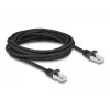 DeLOCK kabelis RJ50 vīr. uz RJ50 vīr. S/FTP 5m melns