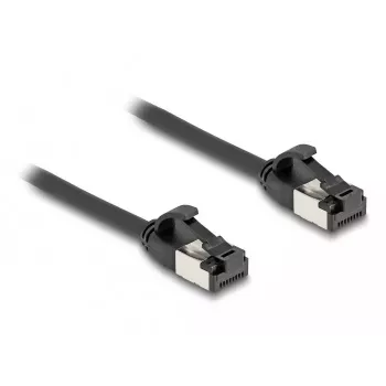 Tīkla kabelis DeLOCK RJ45 spraudnis–spraudnis Cat.8.1 1 m melns