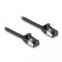 Tīkla kabelis DeLOCK RJ45 spraudnis–spraudnis Cat.8.1 1 m melns