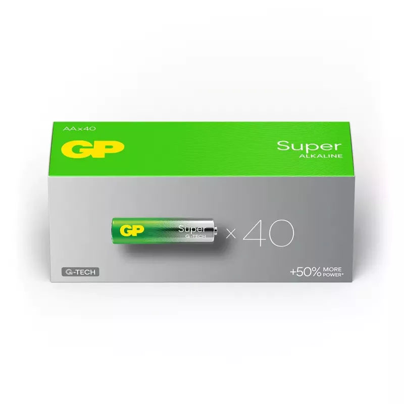 Vienreizējā baterija GP Batteries 03015AETA-B40 AA sārma
