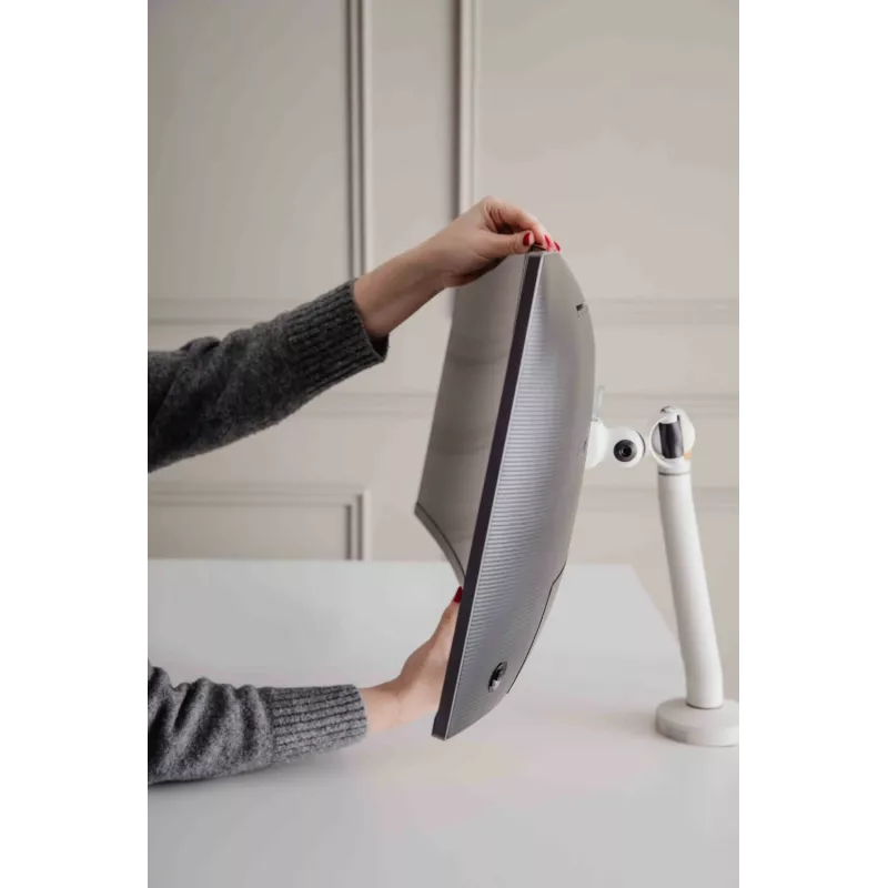 BakkerElkhuizen BE Flexible Single White, Clamp, 10 kg, 43.2 cm (17 collas), 88.9 cm (35 collas), 100 x 100 mm, Balts
