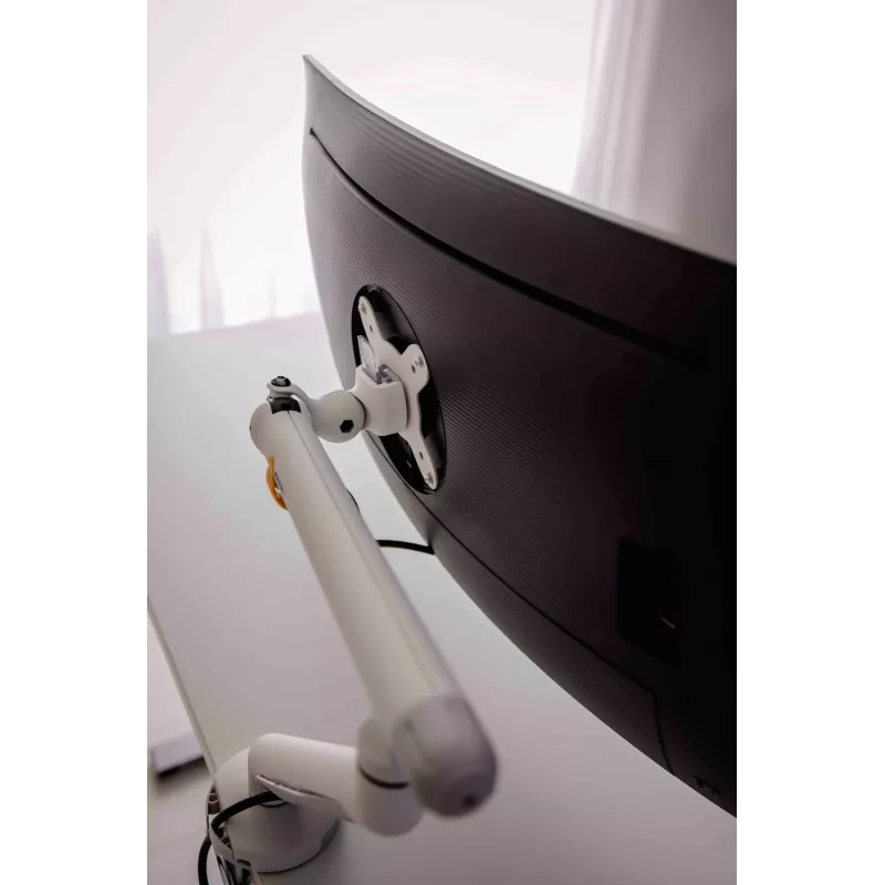 BakkerElkhuizen BE Flexible Single White, Clamp, 10 kg, 43.2 cm (17 collas), 88.9 cm (35 collas), 100 x 100 mm, Balts
