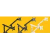 Galda statīvs BakkerElkhuizen BE Flexible Dual 88.9 cm Balts Skavas stiprinājums 20 kg
