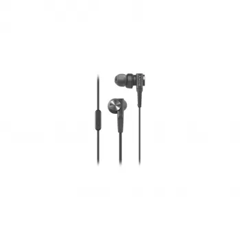 Sony MDR-XB55AP austiņas, vadu, ievietojamas, melnas