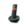 Bezvadu DECT tālrunis MOTOROLA E201 — bezvadu klausule ar brīvroku funkciju, līdz 50 reģistrācijām
