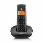 Bezvadu DECT tālrunis MOTOROLA E201 — bezvadu klausule ar brīvroku funkciju, līdz 50 reģistrācijām