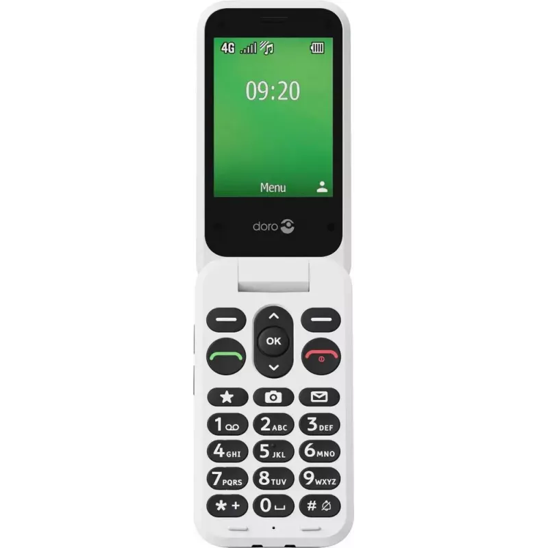 Viedtālrunis Doro Leva E22 2.8 collu 0.3 MP Melns Balts