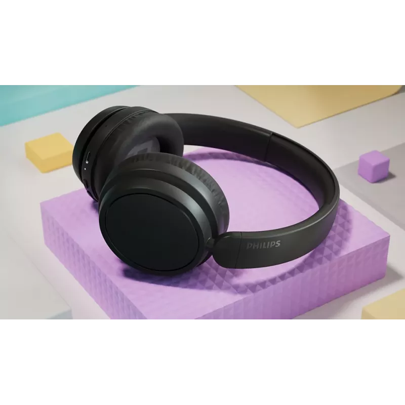 Austiņas Philips TAH5209BK/97 (5000 sērija) — Bezvadu Bluetooth apkārtauss, 20–20000 Hz, 10 m diapazons, 223 g, melna