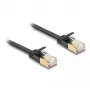 Tīkla kabelis DeLOCK RJ45 Cat.6A kontaktdakša uz kontaktdakšu U/FTP 5m melns