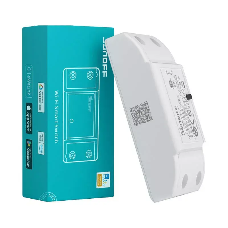 Viedais slēdzis Sonoff BASICR4 10A ESP32 — Wi-Fi releja modulis mājas automatizācijai