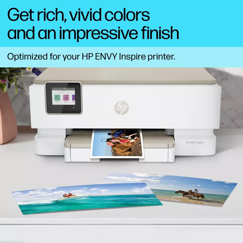 HP Advanced Photo Paper Glossy 65 lb 4 x 12 in. (101 x 305 mm) 10 loksnes