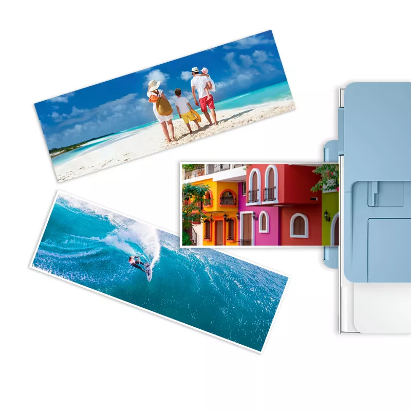HP Advanced Photo Paper Glossy 65 lb 4 x 12 in. (101 x 305 mm) 10 loksnes