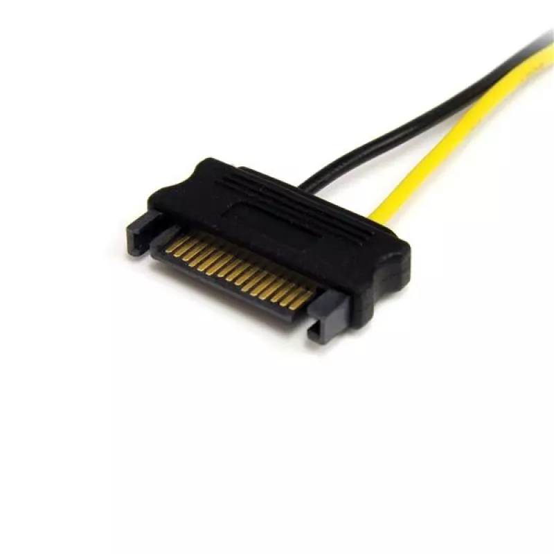 StarTech.com 6in SATA barošanas adapteris no SATA uz 8 kontaktu PCI Express videokartes barošanu