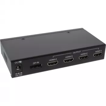 InLine DisplayPort uz HDMI 2x2 Video Wall sadalītājs 1 IN 4 OUT 4K UltraHD