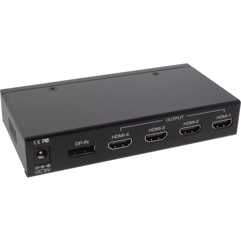 InLine DisplayPort uz HDMI 2x2 Video Wall sadalītājs 1 IN 4 OUT 4K UltraHD