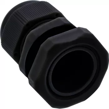 InLine kabeļu blīvslēgs no neilona, IP68, 3,5–6 mm, melns, 10 gab., neoprēns, neilons, melns, 43 g, 80 mm, 120 mm, 25 mm