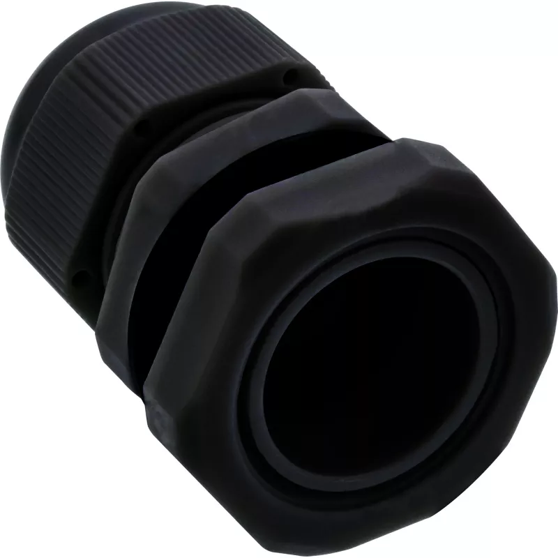 InLine kabeļu blīvslēgs no neilona, IP68, 3,5–6 mm, melns, 10 gab., neoprēns, neilons, melns, 43 g, 80 mm, 120 mm, 25 mm