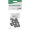 InLine kabeļu blīvslēgs no neilona, IP68, 3,5–6 mm, melns, 10 gab., neoprēns, neilons, melns, 43 g, 80 mm, 120 mm, 25 mm
