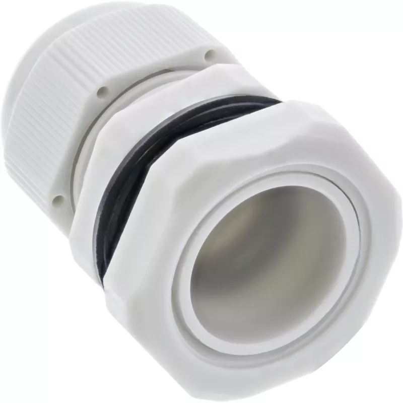 InLine kabeļa blīvslēgs, neilons, IP68, 4–8 mm, pelēks, 10 gab., Pelēks, 63 g, 80 mm, 120 mm, 25 mm, 73 g