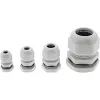 InLine kabeļa blīvslēgs, neilons, IP68, 4–8 mm, pelēks, 10 gab., Pelēks, 63 g, 80 mm, 120 mm, 25 mm, 73 g