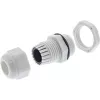 InLine kabeļa blīvslēgs, neilons, IP68, 4–8 mm, pelēks, 10 gab., Pelēks, 63 g, 80 mm, 120 mm, 25 mm, 73 g