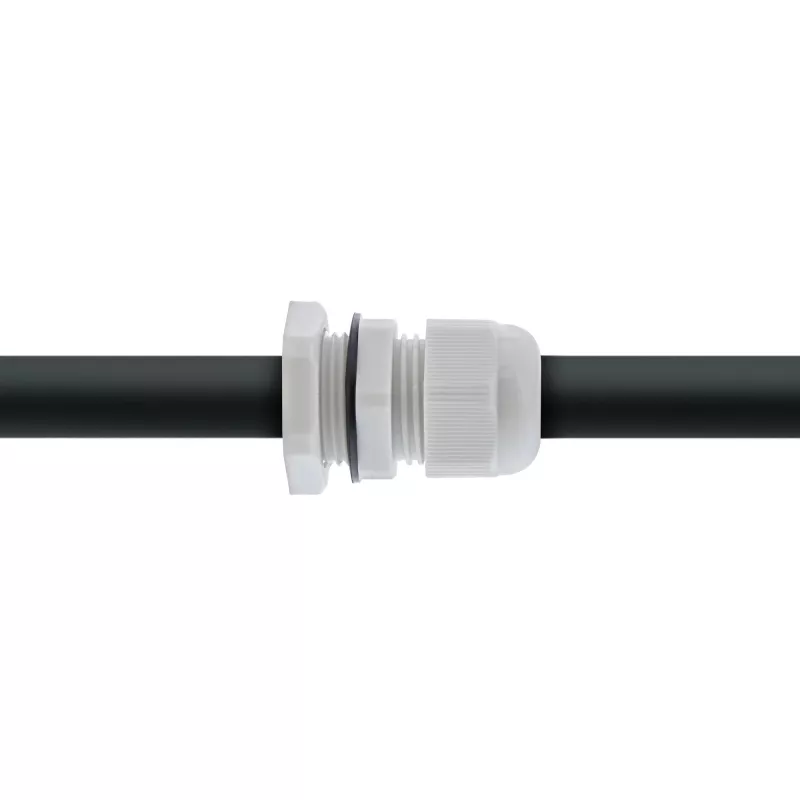 InLine kabeļa blīvslēgs, neilons, IP68, 4–8 mm, pelēks, 10 gab., Pelēks, 63 g, 80 mm, 120 mm, 25 mm, 73 g