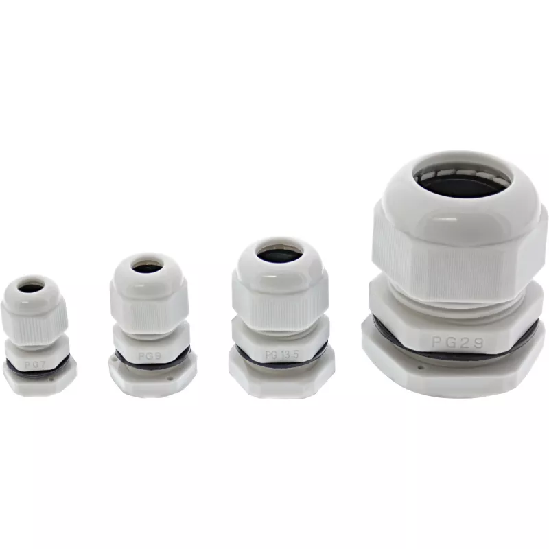 InLine kabeļu blīvslēgs, neilons, IP68, 3,5–6 mm, pelēks, 10 gab., Neilons, Pelēks, 43 g, 80 mm, 120 mm, 25 mm