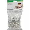 Apaļais kabeļu skava InLine 44021B 10mm balta 100 gab.