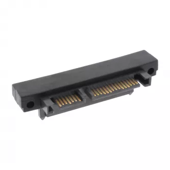 InLine SATA adapteris, vīrišķais/sievišķais, 22 kontaktu (15+7) uz leju leņķots