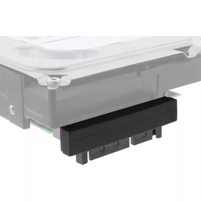 InLine SATA adapteris, vīrišķais/sievišķais, 22 kontaktu (15+7) uz leju leņķots