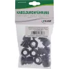 Kabeļu blīvslēgs InLine 44012B neilona IP68 kabeļiem Ø6–12 mm, melns, iepakojumā 10 gab.