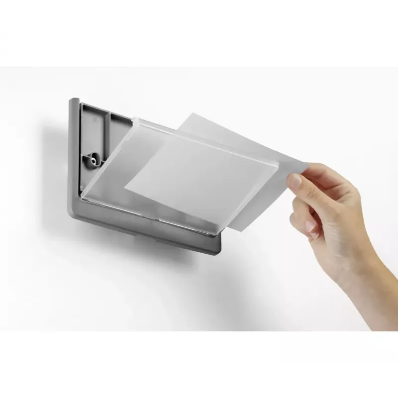 Ziņojumu turētājs Durable 486637 A5 Plastmasa Grafīta