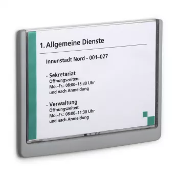 Ziņojumu turētājs Durable 486637 A5 Plastmasa Grafīta
