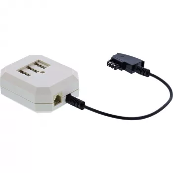 InLine TAE adapteris TAE-F Vācijas spraudnis / TAE NFN + RJ11 ligzda 0,2 m