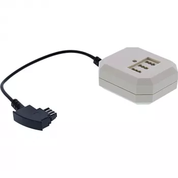 InLine TAE adapteris TAE-F Vācijas spraudnis / TAE NFN + RJ11 ligzda 0,2 m