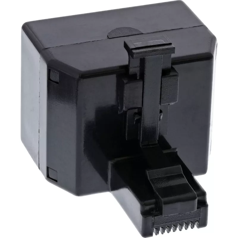 InLine ISDN sadales bloks 1x RJ45 vīr. / 2x RJ45 siev. bez terminējošā rezistora