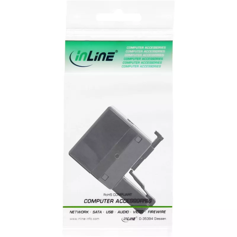 InLine ISDN sadales bloks 1x RJ45 vīr. / 2x RJ45 siev. bez terminējošā rezistora
