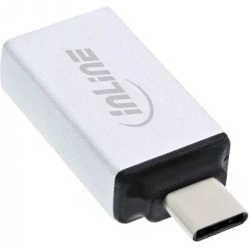 InLine USB 3.2 Gen.2 adapteris, USB-C vīrs uz USB-A sieviete, sudraba