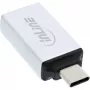 InLine USB 3.2 Gen.2 adapteris, USB-C vīrs uz USB-A sieviete, sudraba