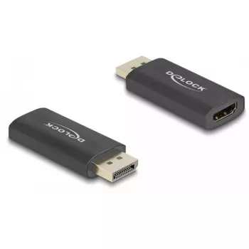 DeLOCK aktīvais DisplayPort 1.4 uz HDMI adapteris 8K HDR melns