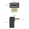 InLine DisplayPort adapteris, DisplayPort vīrišķais / sievišķais uz augšu leņķī