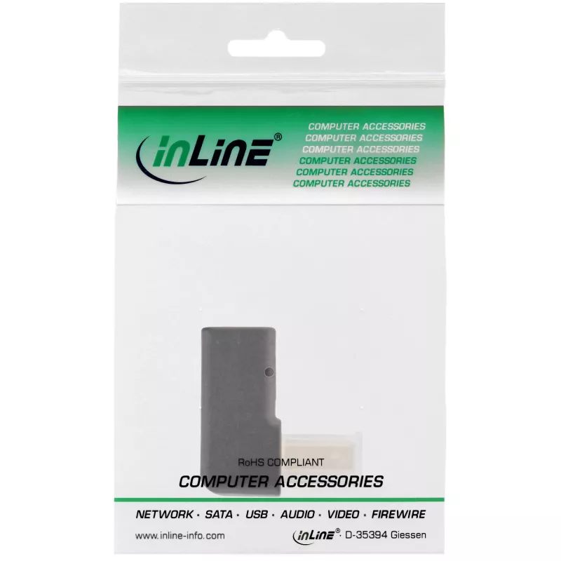 InLine DisplayPort adapteris, DisplayPort vīrišķais / sievišķais uz augšu leņķī