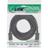 InLine DisplayPort 1.4 kabelis, aktīvs, 8K4K, melns, zelts, 10m